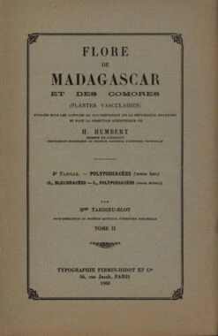Flore De Madagascar Et Des Comores, Fam. 5/2