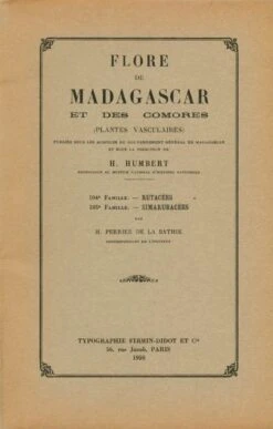 Flore De Madagascar Et Des Comores, Fam. 104-105