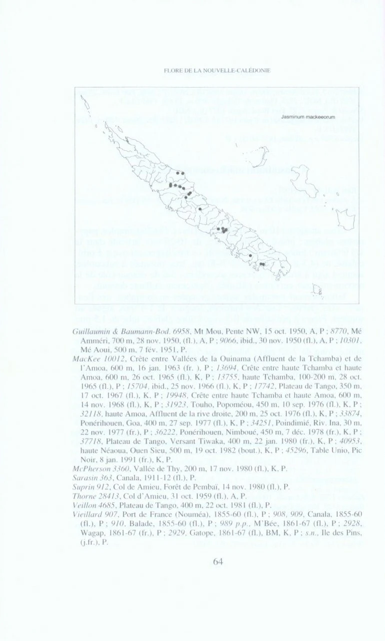 Flore De La Nouvelle-Calédonie Et Dépendances, Volume 22: Menispermaceae, Oleaceae, Passifloraceae 3 Flore De La Nouvelle-Calédonie Et Dépendances, Volume 22: Menispermaceae, Oleaceae, Passifloraceae - Image 3